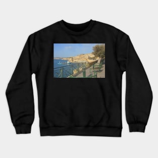 Grand Harbour, Valletta, Malta Crewneck Sweatshirt